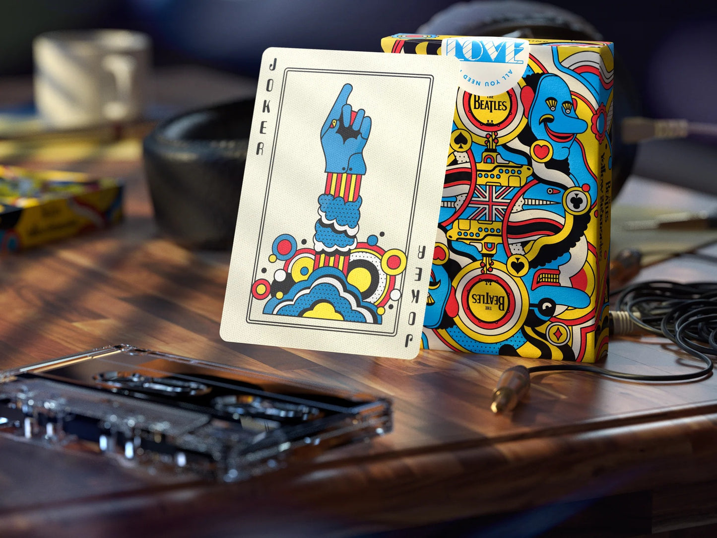 The Beatles (Yellow Submarine) Playing Cards by Theory11