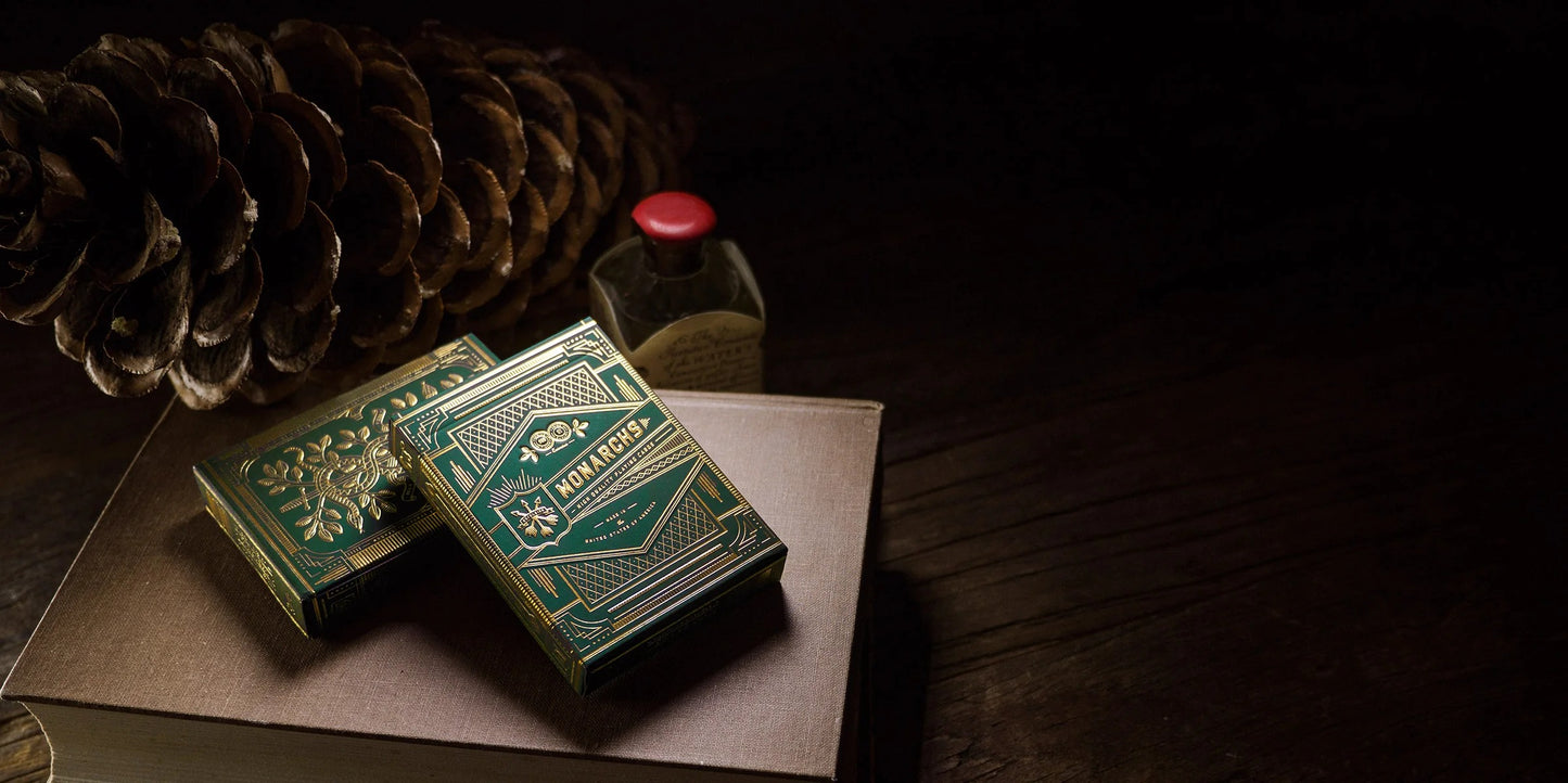 Monarch (Green) Playing Cards by Theory11