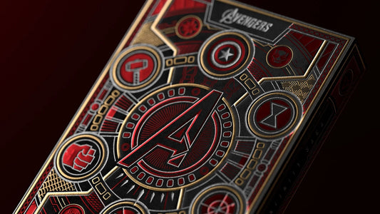 Avengers : (Édition Rouge) Cartes à jouer par Theory11