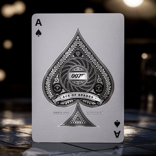 Cartes à jouer James Bond Silver Edition par Theory11