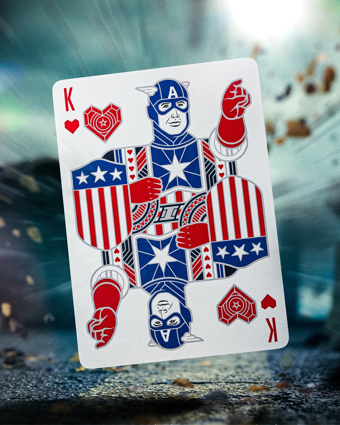 Captain America Playing Cards by Theory 11