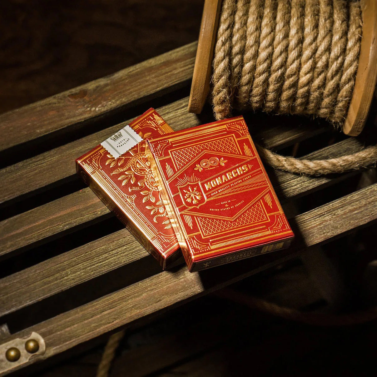 Monarch (Red) Playing Cards by Theory11