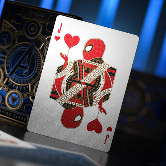 Cartes à jouer Avengers : (Édition Bleue) par Theory11