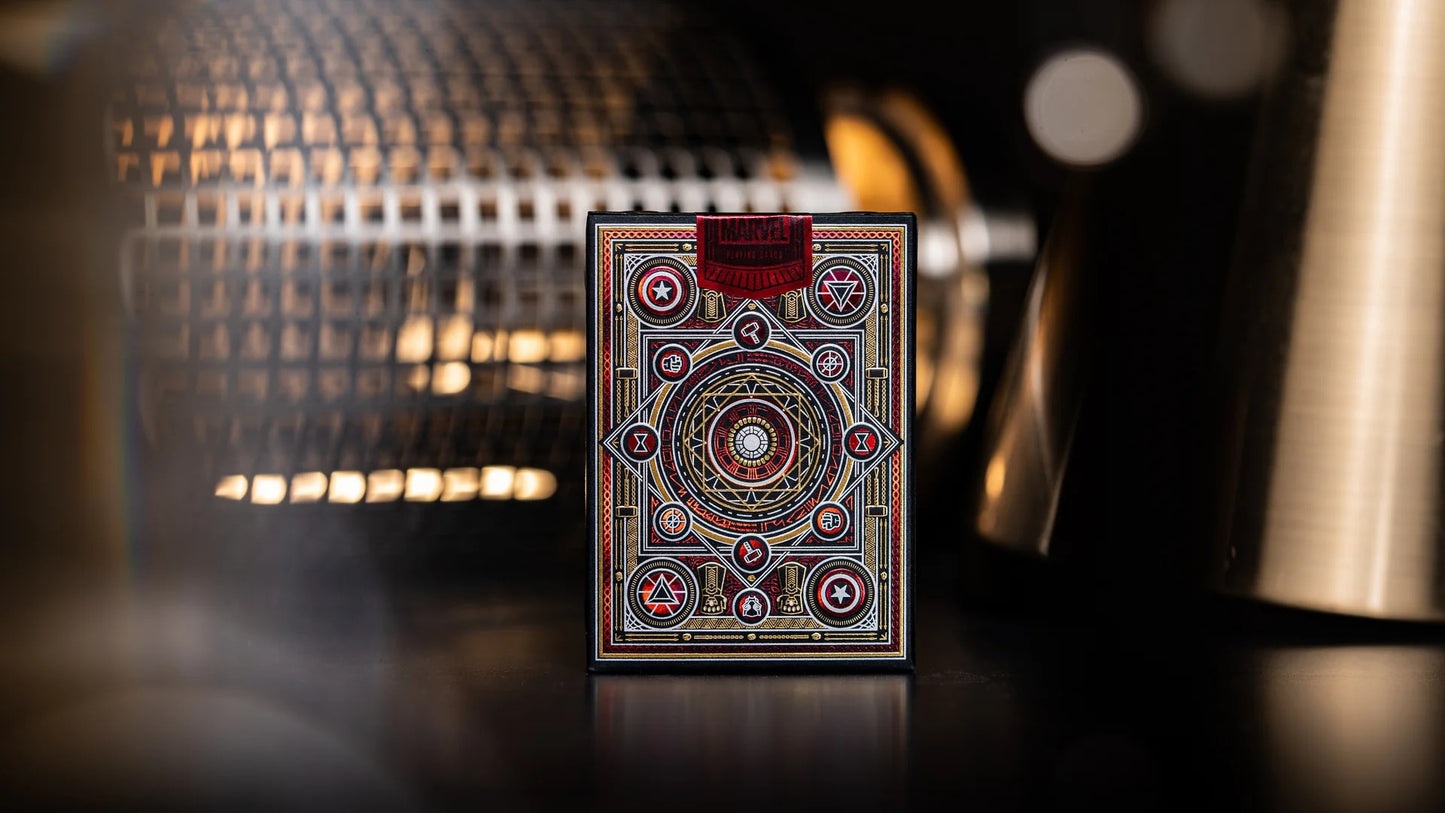 Avengers: (Red Edition) Playing Cards by Theory11