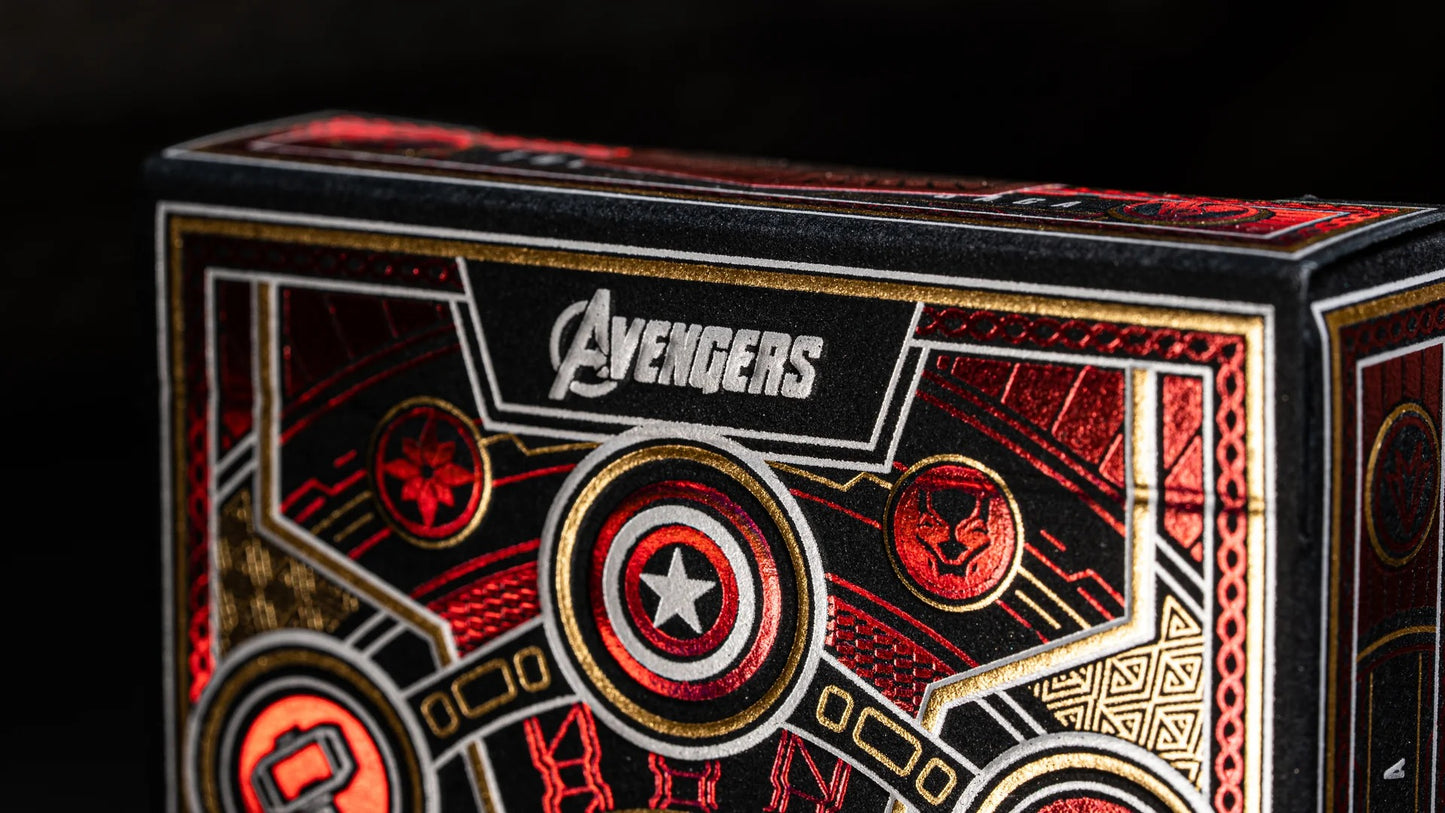 Avengers: (Red Edition) Playing Cards by Theory11