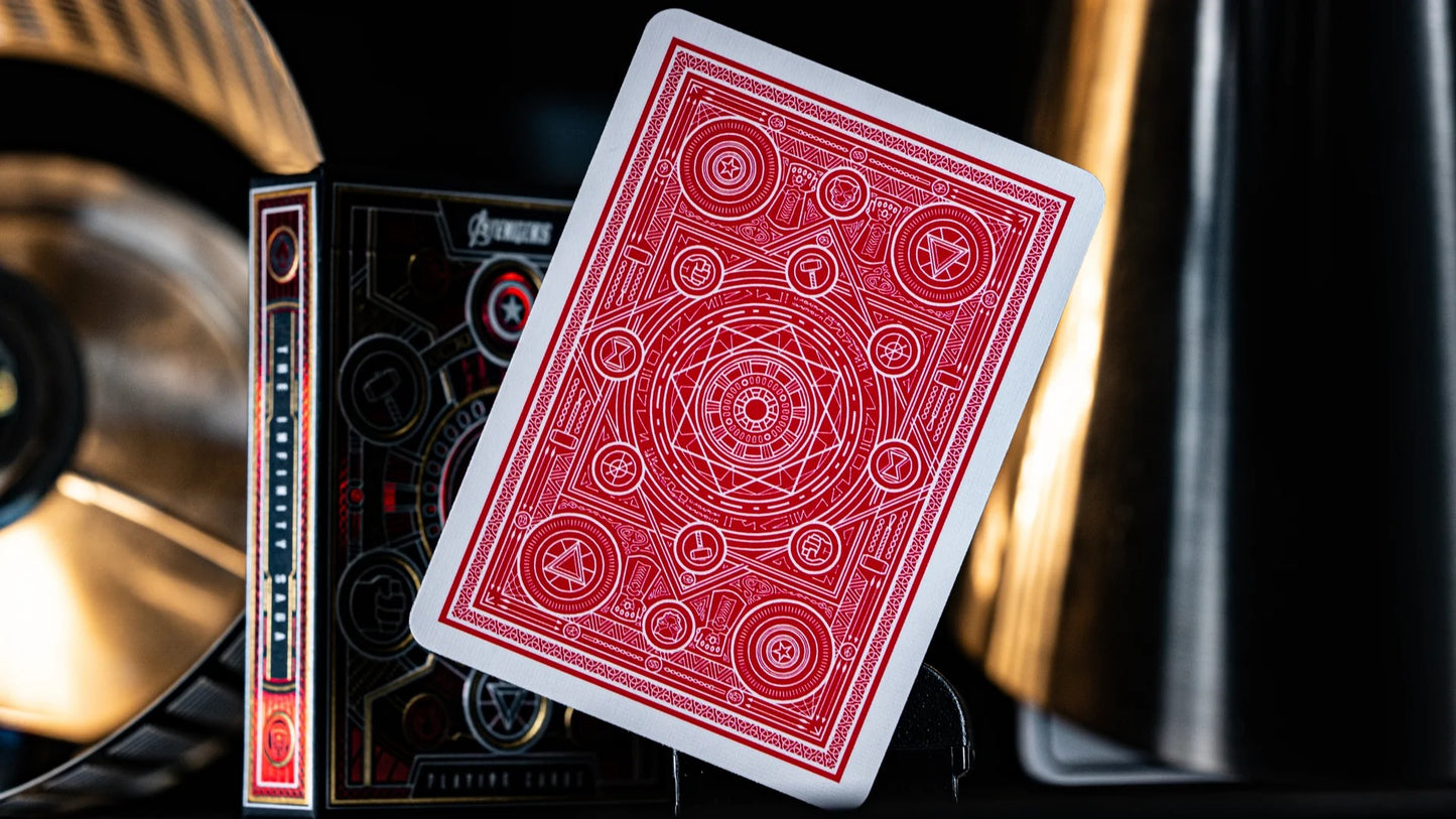 Avengers: (Red Edition) Playing Cards by Theory11