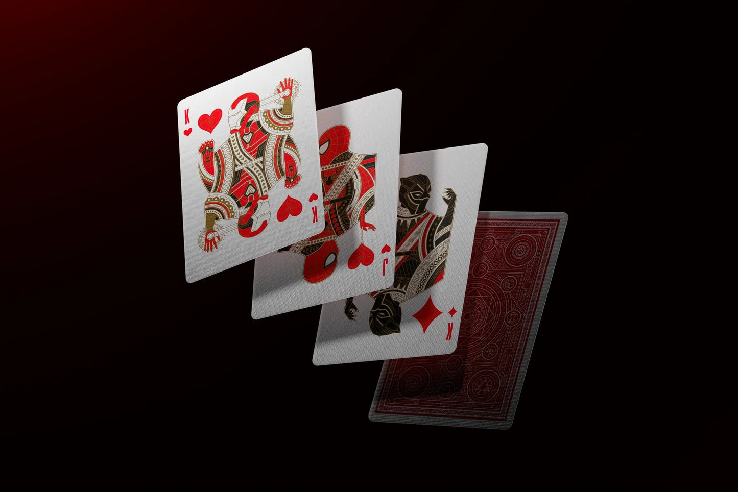 Avengers: (Red Edition) Playing Cards by Theory11