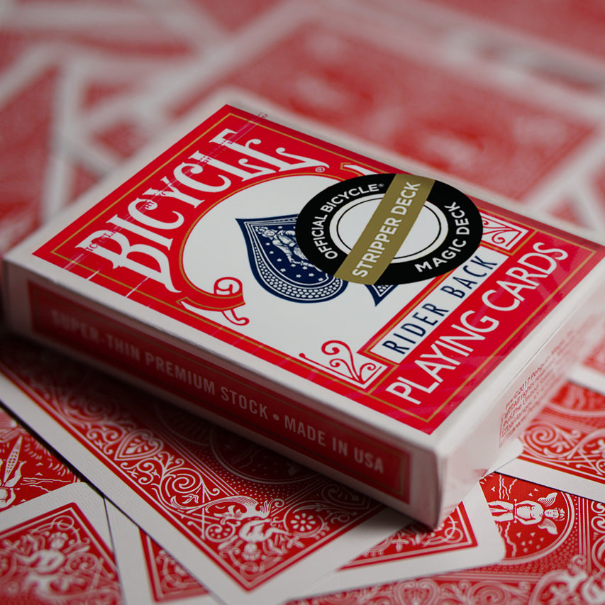 Bicycle® Stripper Deck (Red) Playing Cards