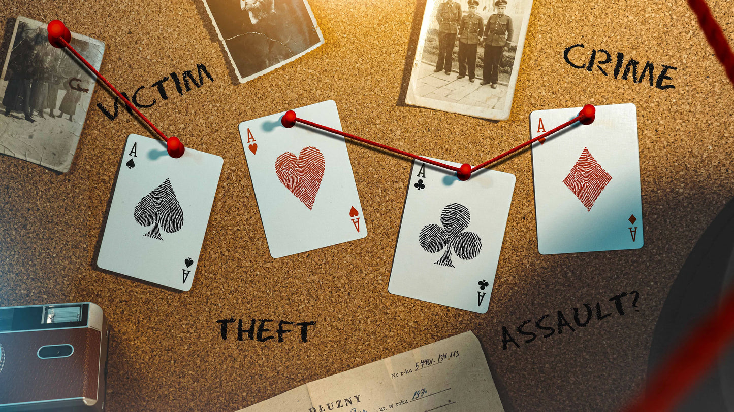 Cold Case (CSI) Playing Cards with Evidence Bag by EmilySleights52