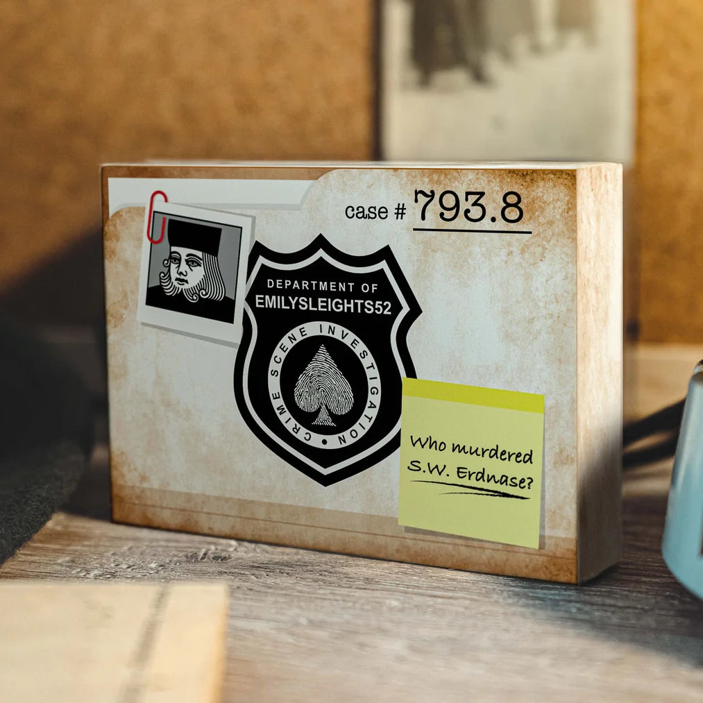 Cold Case (CSI) Playing Cards with Evidence Bag by EmilySleights52