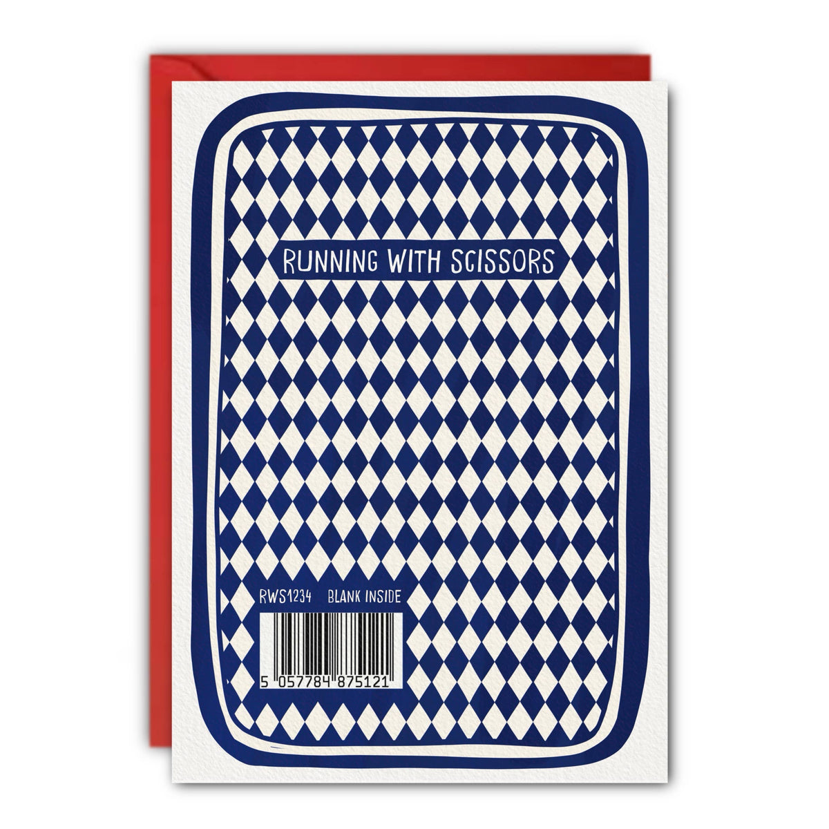 Birthday Card “Diamond Geezer” Ace of Diamonds: Cellophane wrapped