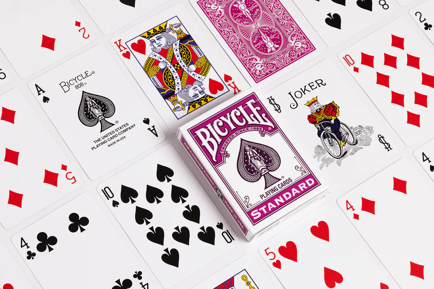 Bicycle® Rider Back (Colour Series 1 Berry) Playing Cards