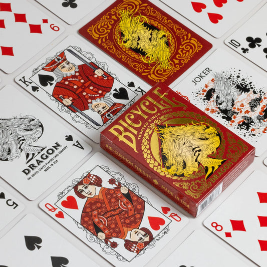 Bicycle® Red Dragon Playing Cards