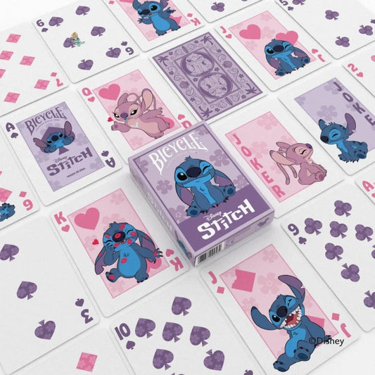 Bicycle Disney Stitch Playing Cards (Purple)