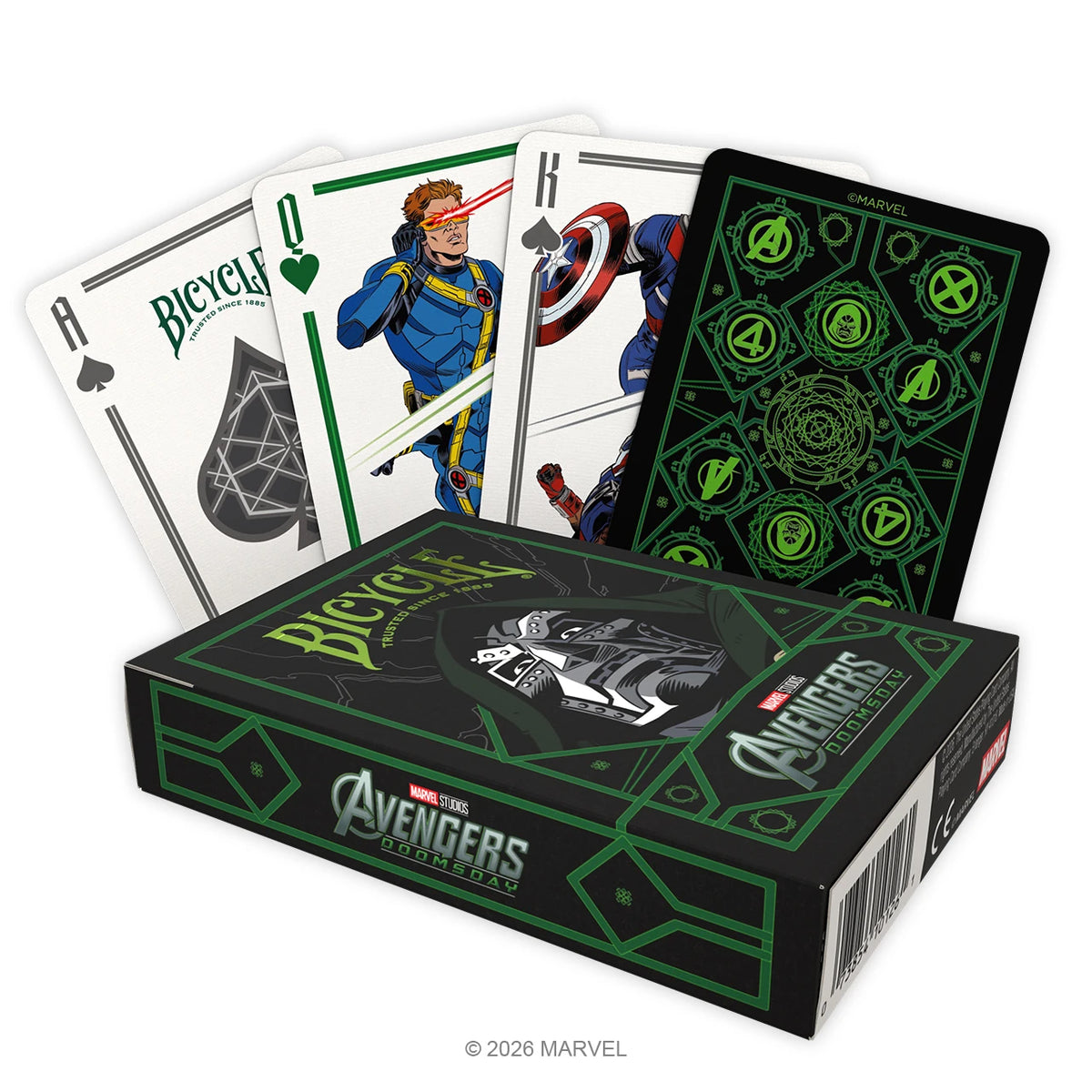 Cartes à jouer Bicycle® Reverse (rouges)