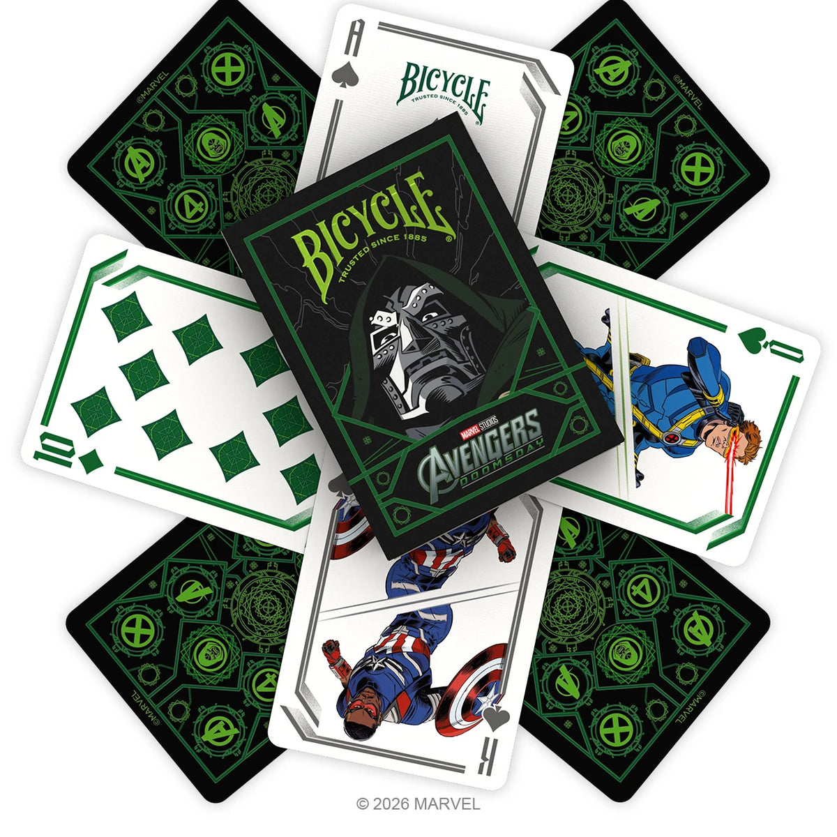 Cartes à jouer Bicycle® Reverse (rouges)