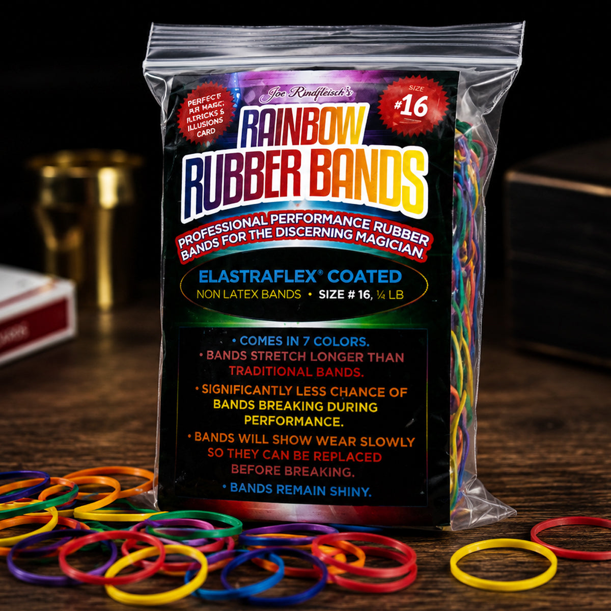 Rainbow Rubber Bands By Joe Rindfleisch's