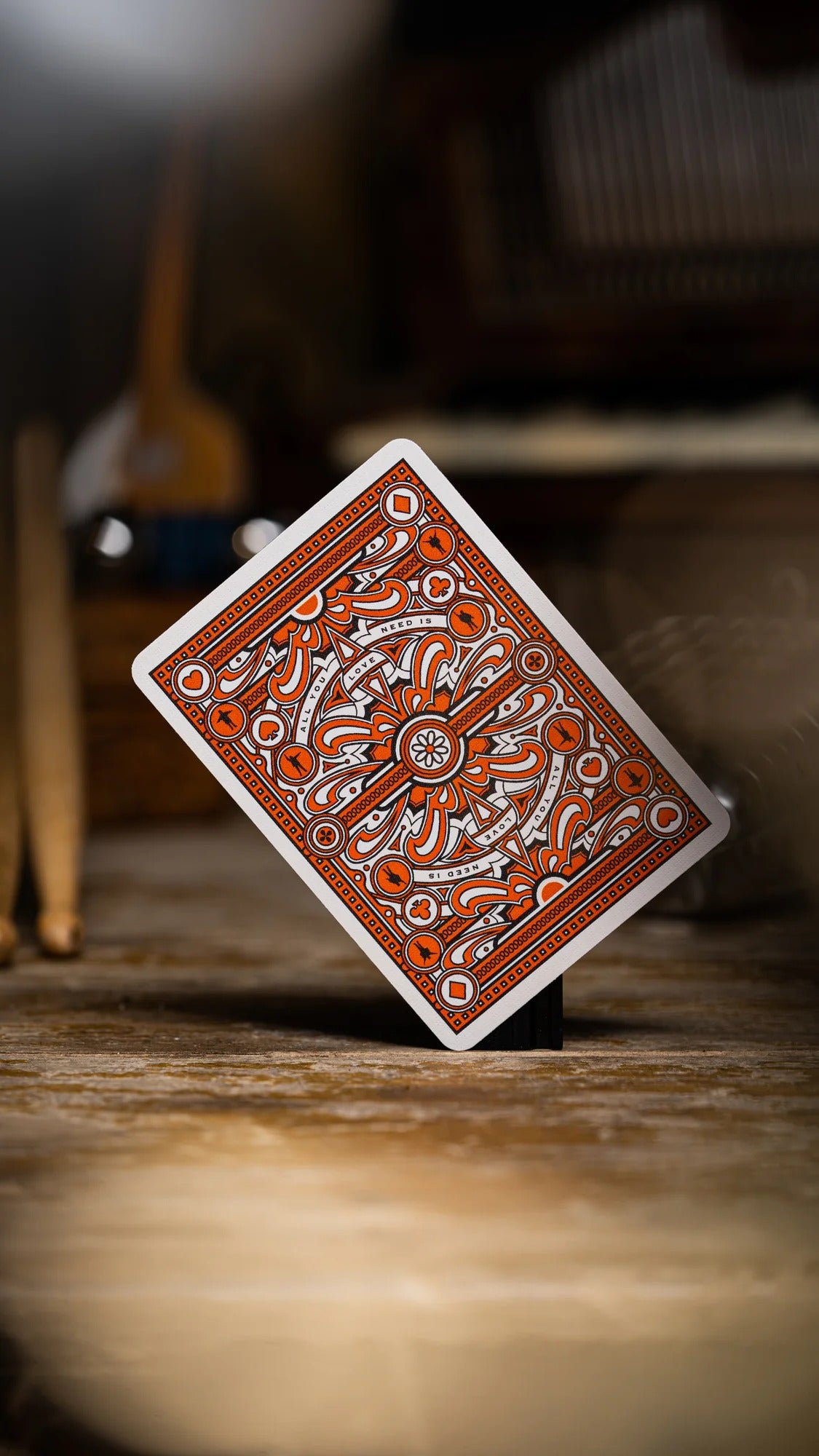 The Beatles (Orange) Playing Cards by Theory11