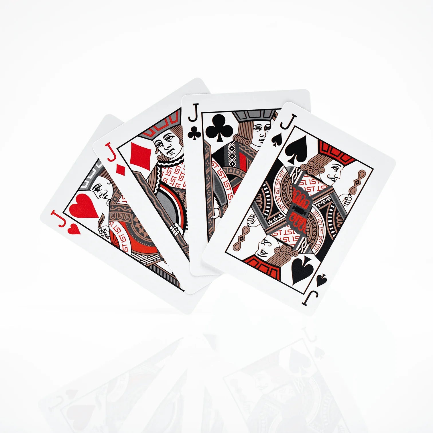 1st V4 Playing Cards (Red) by Chris Ramsay