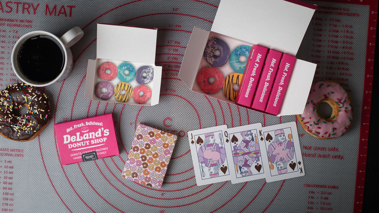 DeLand's Donut Shop (Marked) Playing Cards By Penguin Magic