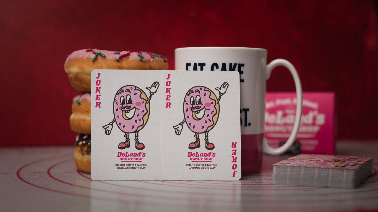 DeLand's Donut Shop (Marked) Playing Cards By Penguin Magic