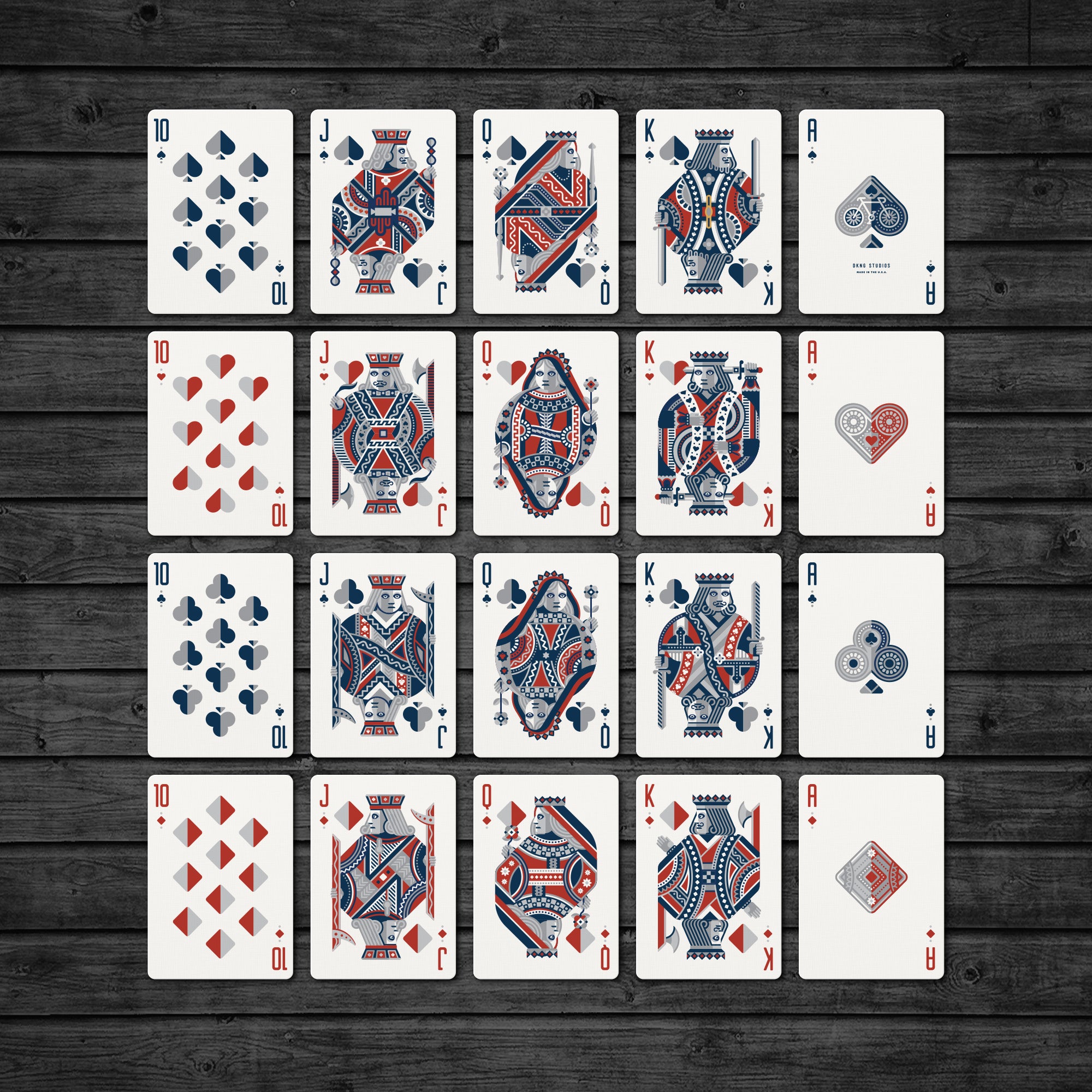 DKNG 'Purple Wheels' Playing cards
