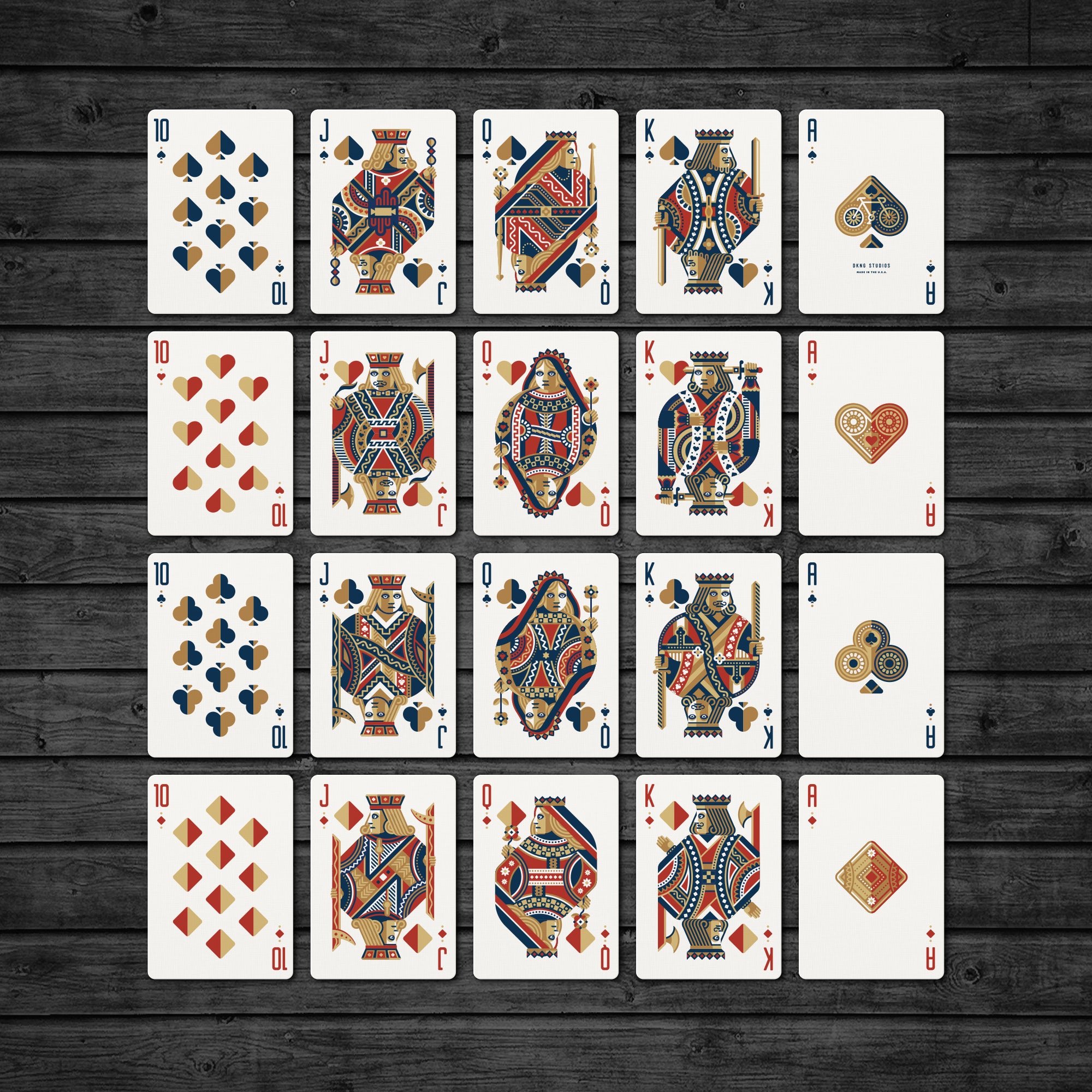 DKNG 'Purple Wheels' Playing cards