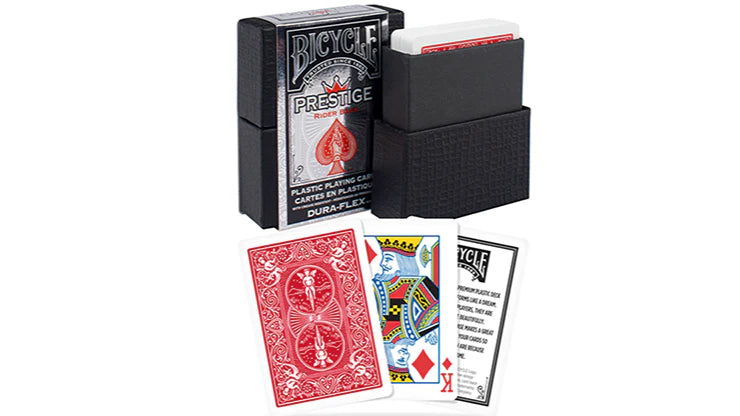 Bicycle® Prestige (Red) Plastic Playing Cards