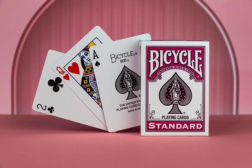 Bicycle® Rider Back (Colour Series 1 Berry) Playing Cards