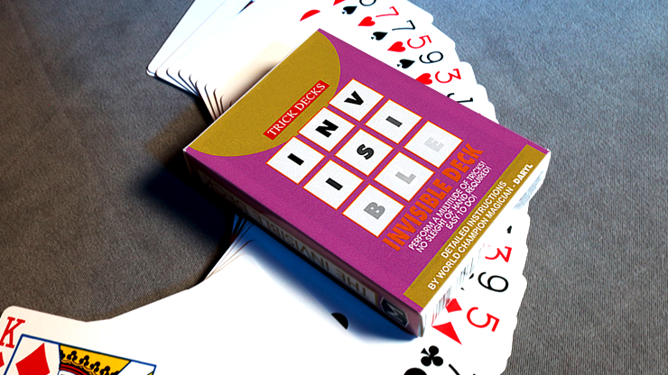 Bicycle® Invisible Deck (Black) Playing Cards