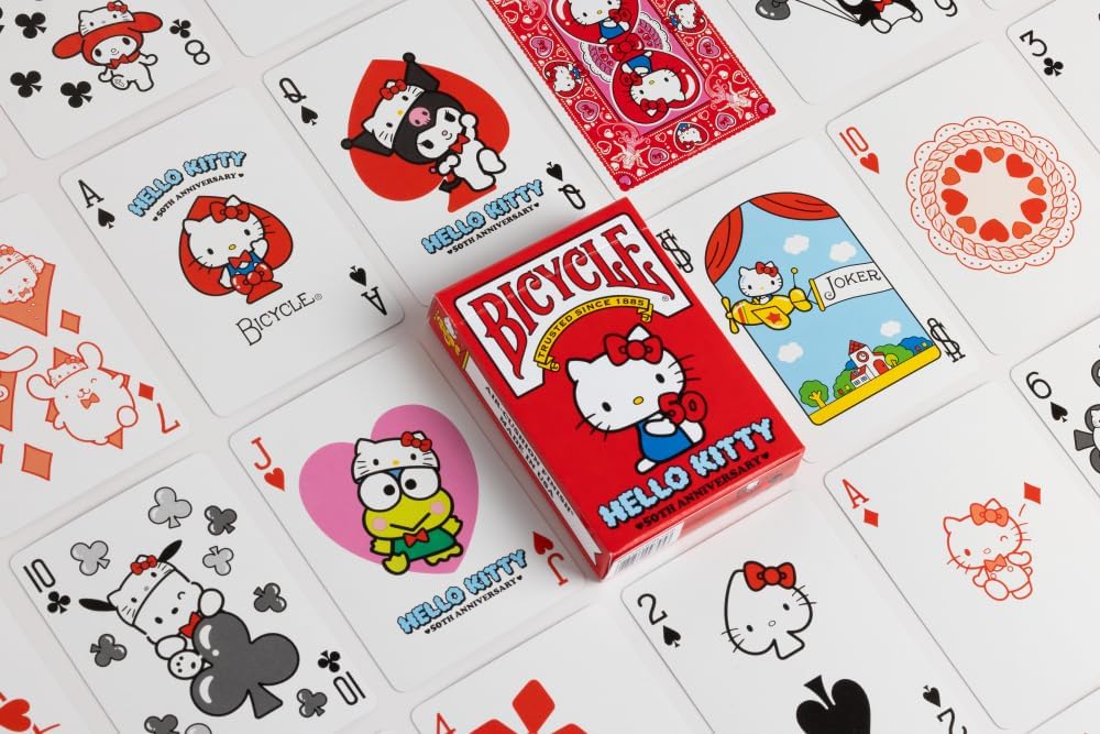 Bicycle® Hello Kitty 50th Anniversary Playing Cards