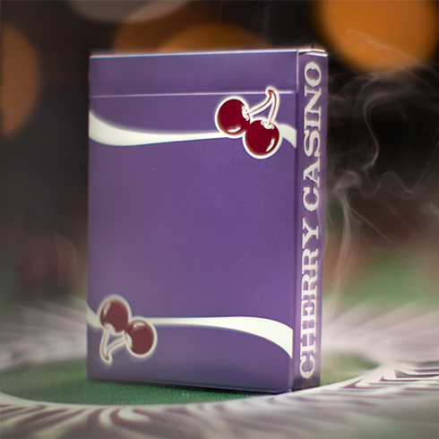 Cherry Casino (Desert Inn Purple) Playing Cards by Pure Imagination Projects