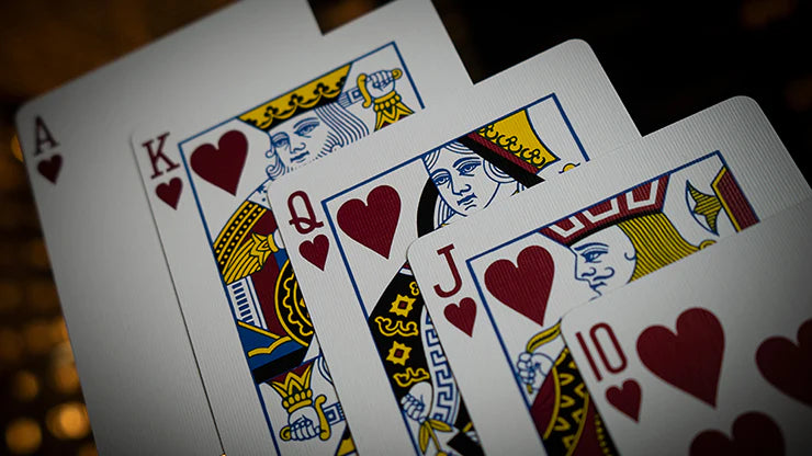 Limited Edition Cherry Casino (Monte Carlo Black and Gold) Numbered Seals Playing Cards
