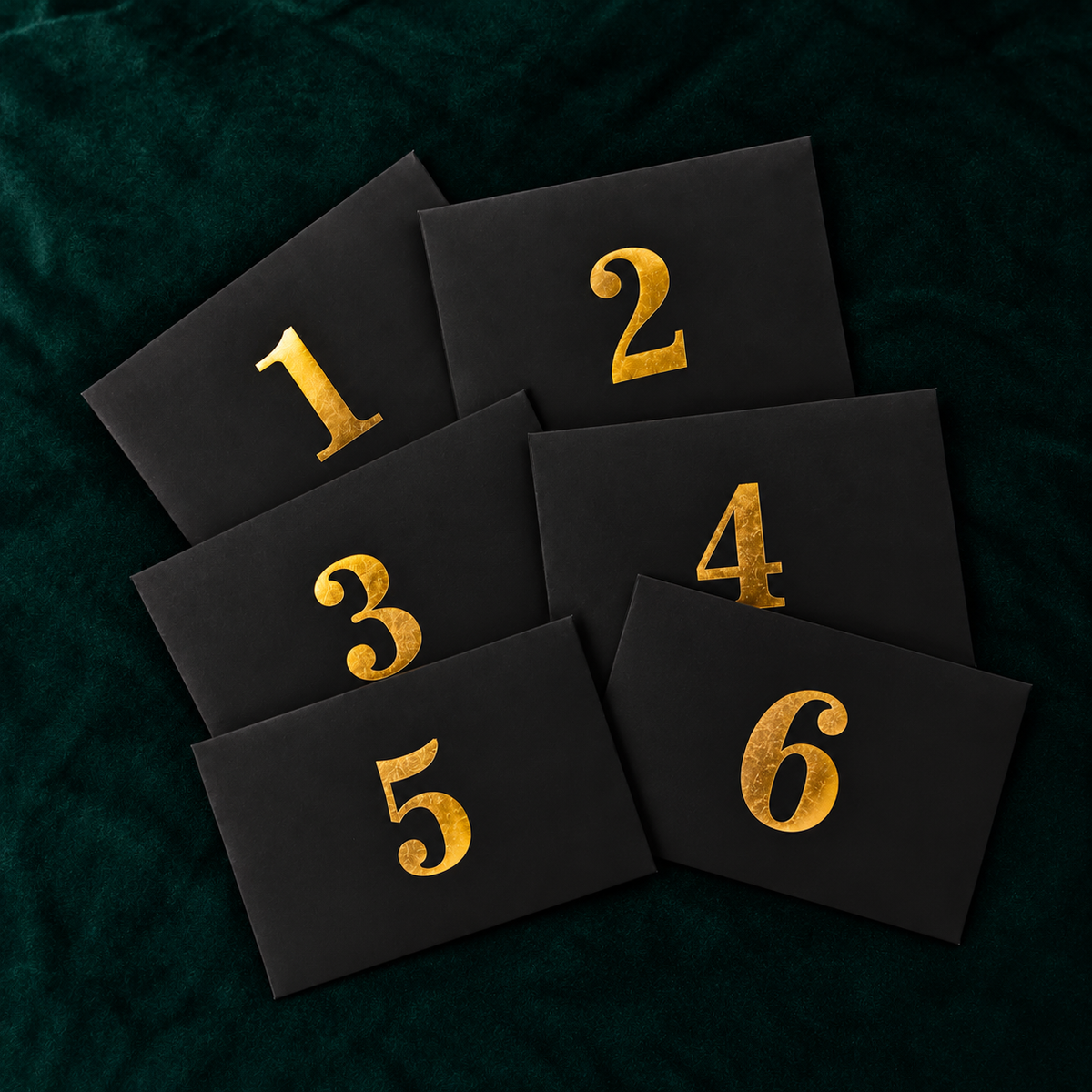 Number Pro Envelopes (6 Pack) By The Sleight Co