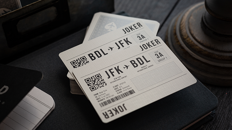 Lounge Edition in Hangar (Silver) by Jetsetter Playing Cards