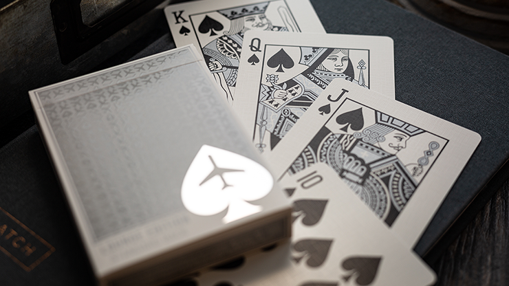 Lounge Edition in Hangar (Silver) by Jetsetter Playing Cards