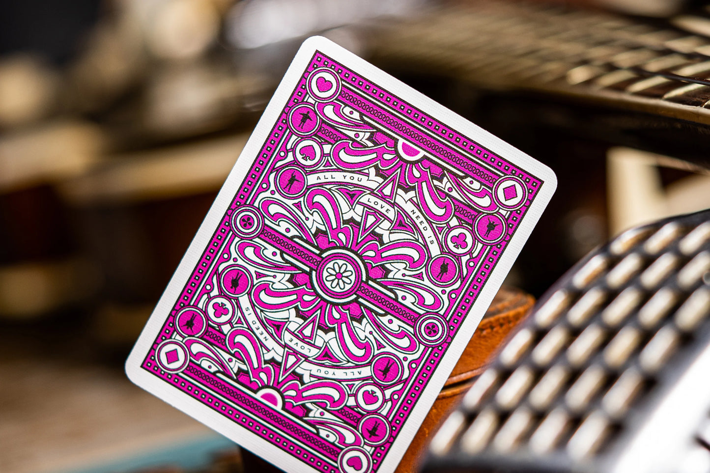 The Beatles (Pink) Playing Cards by Theory11