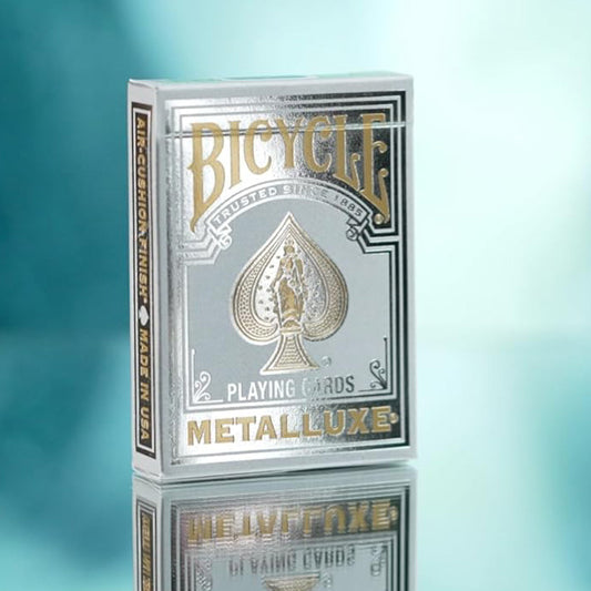 Bicycle® Metalluxe (Silver) Playing Cards