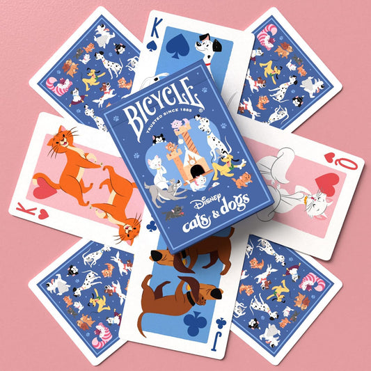 Bicycle® Disney Cats & Dogs Playing Cards