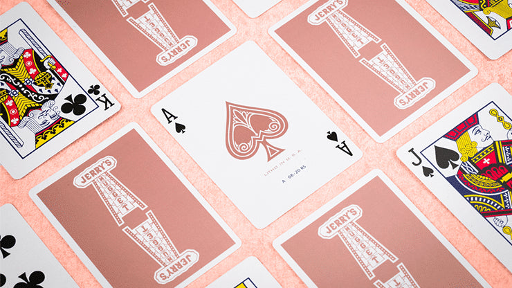 Jerry’s Nugget Monotone (Rose Gold) Playing Cards