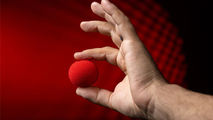 Magic Sponge Balls 4 Pack RED 1.5" by Murphy's Magic