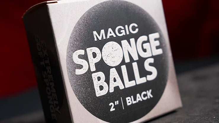 Magic Sponge Balls 4 Pack BLACK 2" by Murphy's Magic