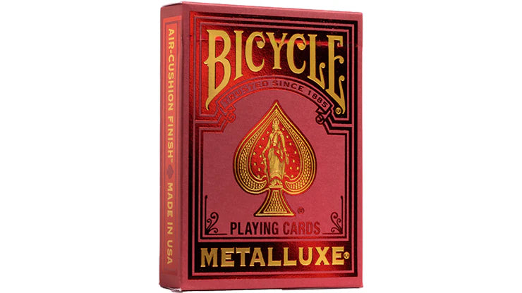 Bicycle® Metalluxe (Red) Playing Cards