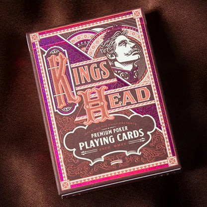 Cartes à jouer Kings Head (Purple and Rose) par Joker and the Thief