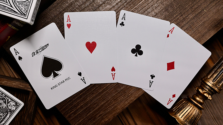 Sanctuary (Black) Playing Cards by KingStar