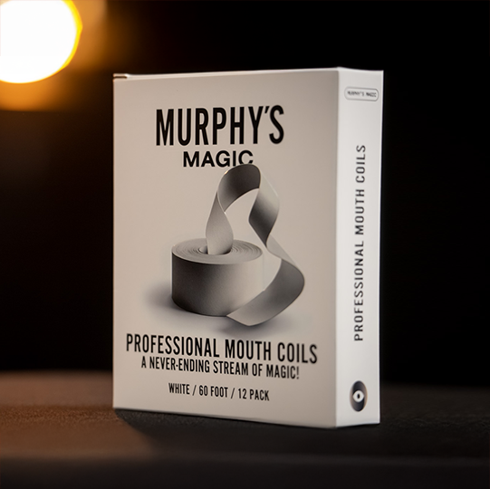 Professional Mouth Coils 60ft white (12pk) by Murphy's Magic