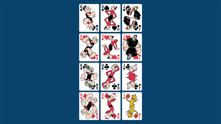 Bicycle® Limited Edition Popeye The Sailor Man Playing Cards