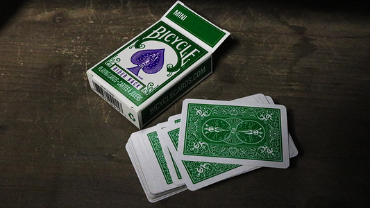 Mini Bicycle Cards (Green) Playing Cards