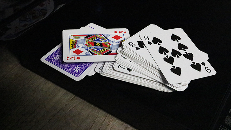 Mini cartes à jouer Bicycle (violettes)