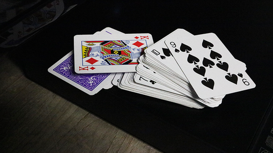 Mini Bicycle Cards (Purple) Playing Cards